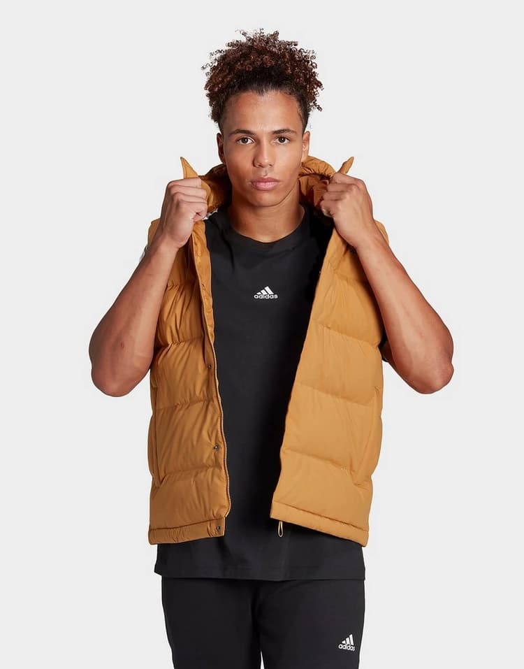 Adidas Helionic Hooded Down Vest